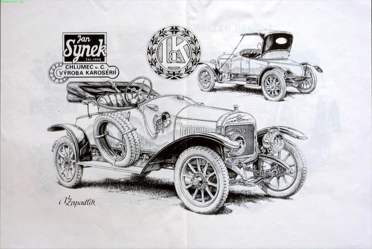 Retro stare samochody - szkice ze starymi samochodami  50.jpg