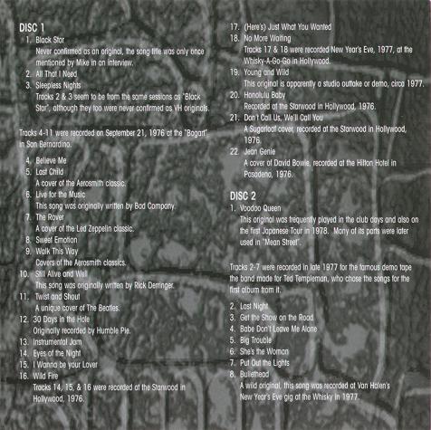 1996 The unreleased 4 CDs 192 - Van Halen - unreleased_inside_front.jpg