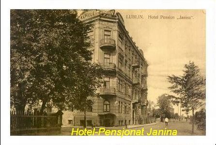 Lublin na starych pocztowkach - Hotel Janina.JPG