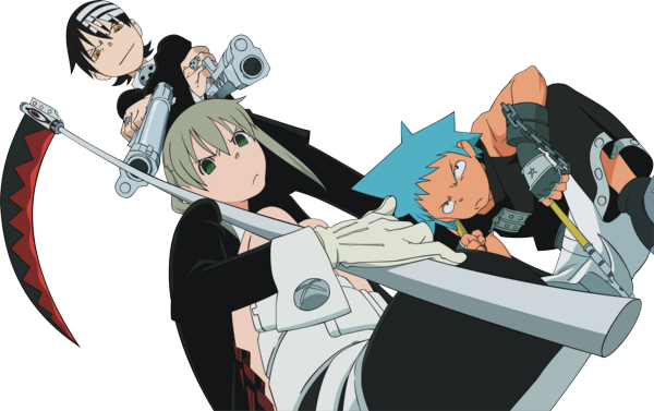 Soul Eater - souleater-triowithweaponsangle.png
