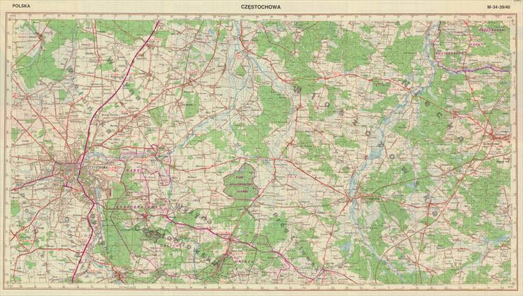 Kolorowe mapy sztabowe - m-34-39_40-Czestochowa.jpg