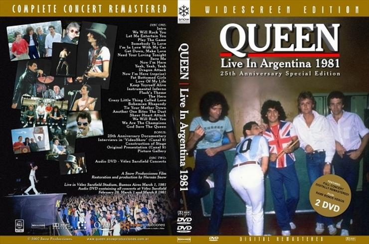 OKŁADKI DVD -MUZYKA - Queen - Live in Argentina 1981.jpg