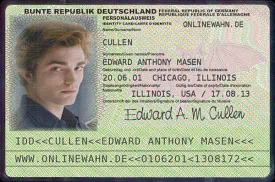 Dokumenty Cullen i nie tylko - Dowód osobisty Edwarda Cullena.jpeg