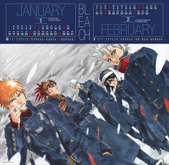 Bleach kalendarz 2007 - calendar_2007_bleach_01-02.jpg