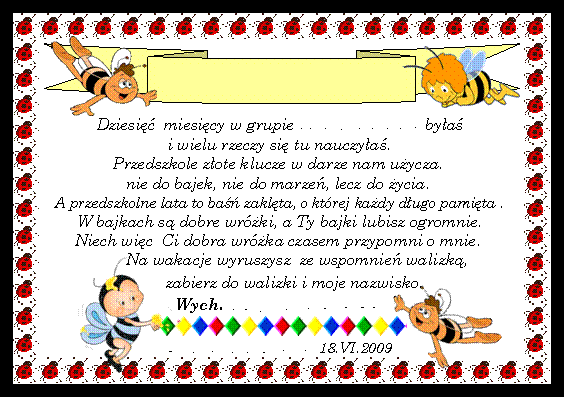 znaczki na dyżurnych i do kącików DYPLOMY - pożegnanie 5-latki.gif