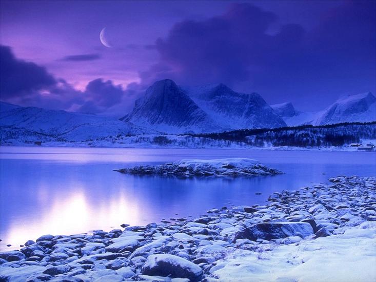 ZIMA - Cold Mountain Lake at Dusk, Skarstad, Norway.jpg