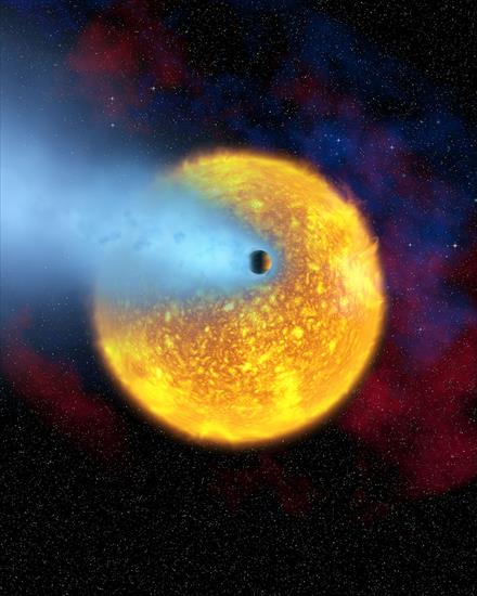 Spitzer i Hubble - planet HD 209458 b.bmp