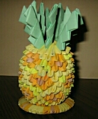 Origami2 - pineapple_side.JPG