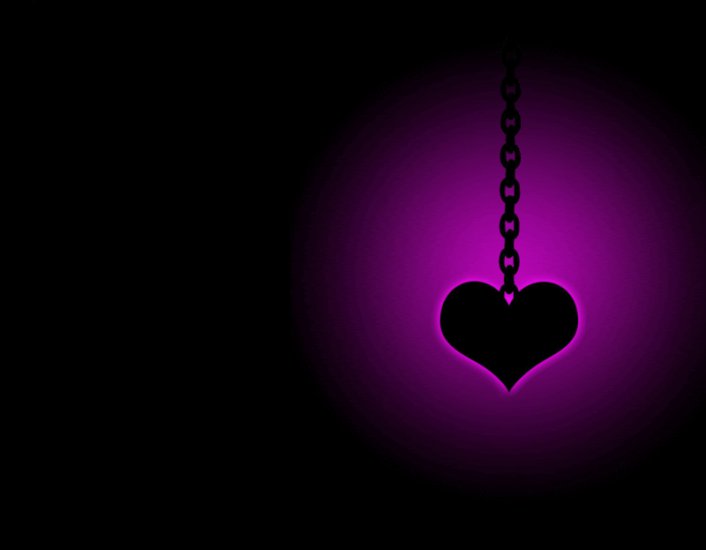 serce - animated-chained-purple-heart.gif