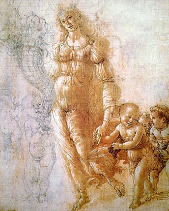 Botticelli Alessandro - 8.Alegora de la abundancia Abundantia, hacia 1480.jpg