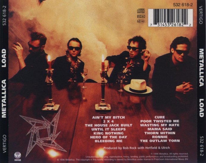 Metallica - Load 1996 covers - Metallica - Load 1996 back.jpg