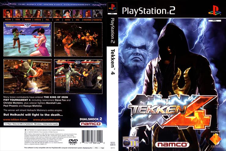 Okładki do gier PS2 - Tekken_4-GBR.jpg