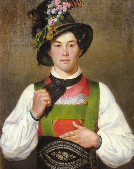 Defregger Franz von - Franz von Defregger - A Young Man In Tyrolean Costume.jpg