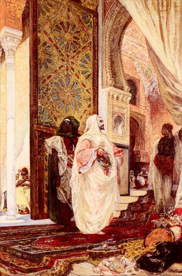 Orientalist Art Paintings - różni artyści - Georges Jules Victor Clairin - Entering The Harem.jpg