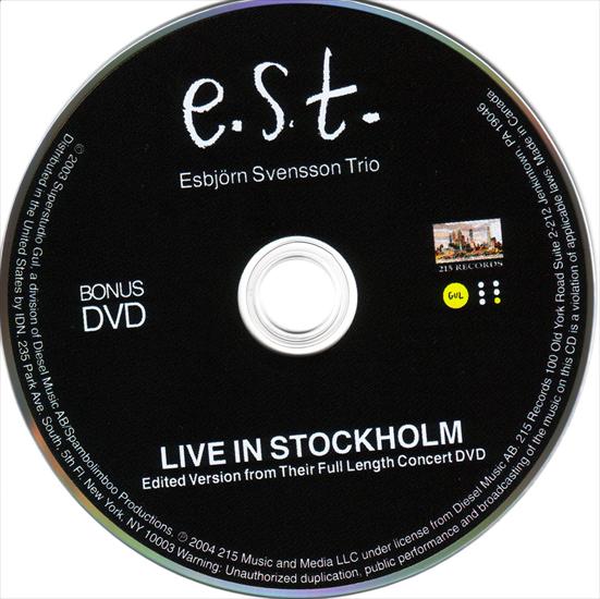 muza-piosenki które lubię - Esbjrn Svensson Trio  E.S.T. - Seven Days Of Falling 2003 - dvd.jpg