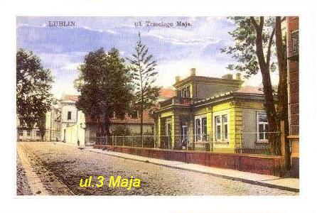 Lublin na starych pocztowkach - ul.3-go Maja.JPG