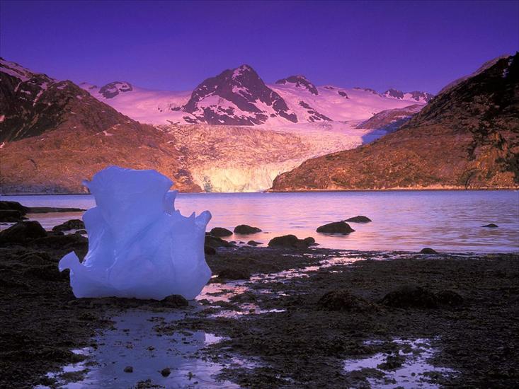 397 ujęć Natury HQ - Icebergs at Sunrise, Derickson Bay, Alaska.jpg