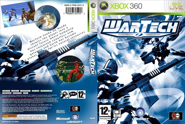 Okładki do gier Xbox360 - Wartech_Senko_No_Ronde_PAL-cdcovers_cc-front.jpg