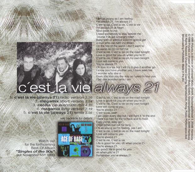 1999 - Cest La Vie Always 21 - back.jpg
