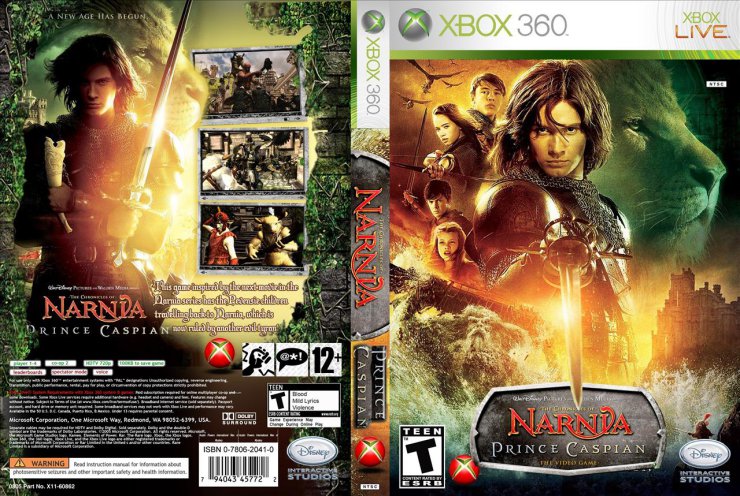 Okładki do gier Xbox360 - The Chronicles Of Narnia Prince Caspian Dvd-front.jpg
