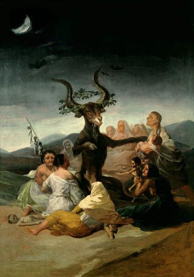 Szatan , piekło - Szabat czarownic - Francisco Goya.jpg