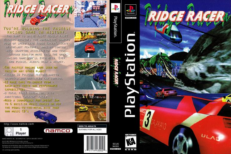 Cover PlayStation Alternate Version - Ridge Racer PlayStation - Cover.jpg