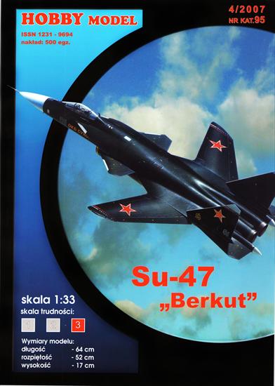 Hobby Model 095 - samolot Su-47 Berkut - Cover-a.jpg